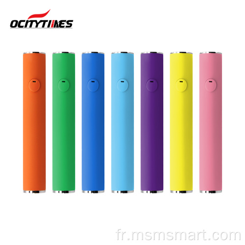 finition colorée 510 fil cbd vape batterie